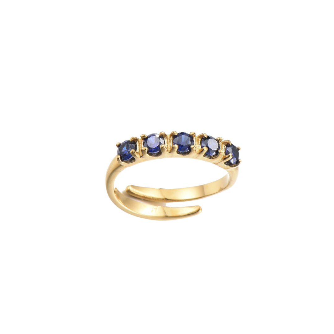 Ring divine blauw