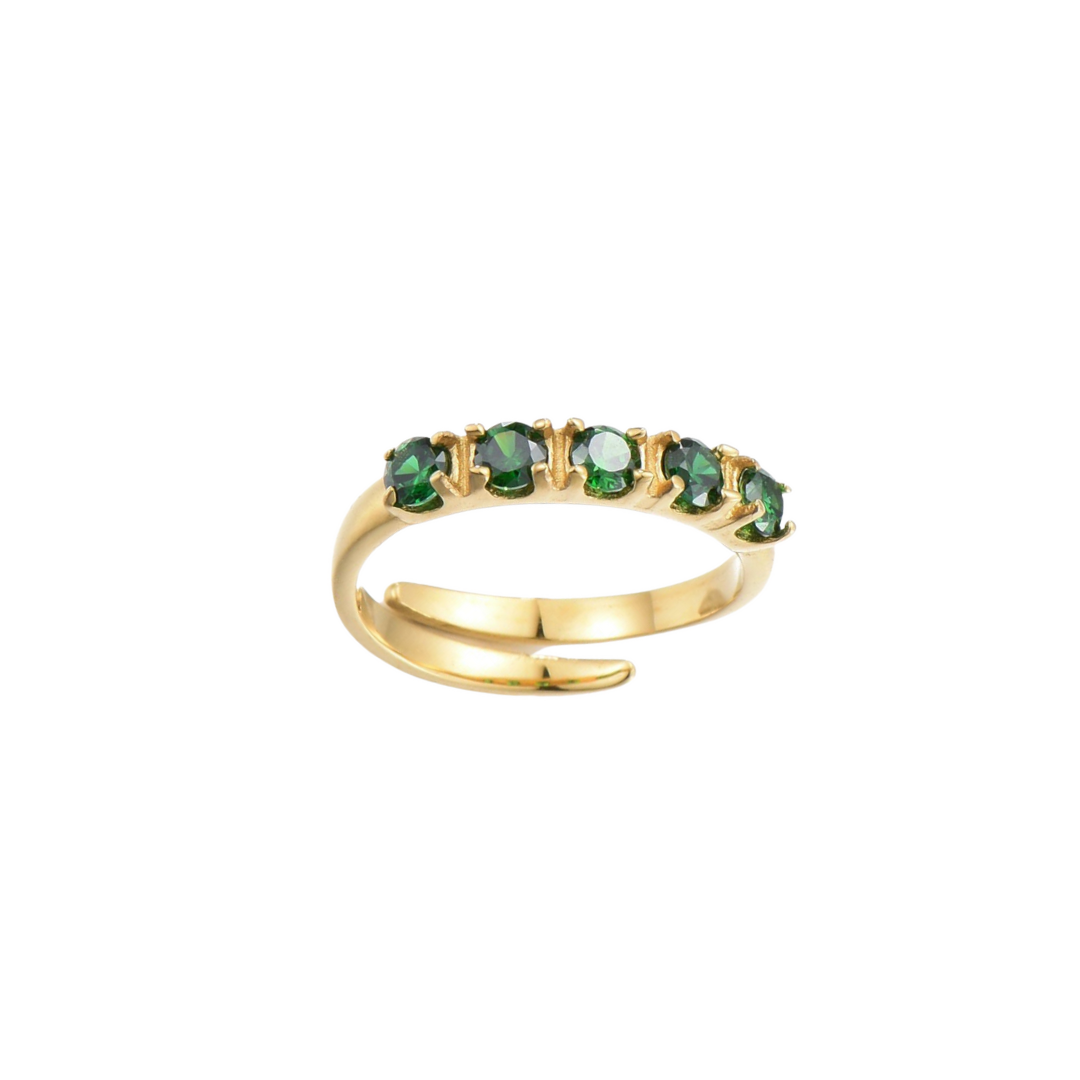 Ring divine green