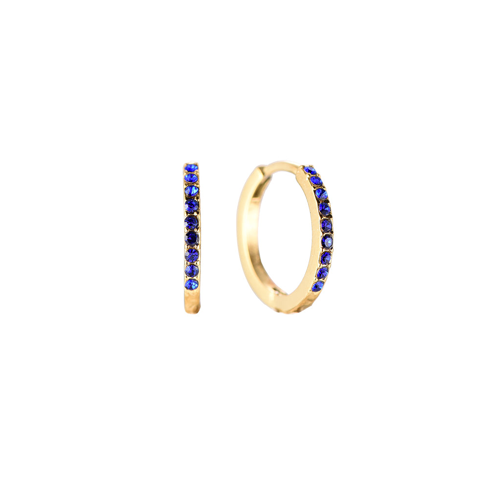Colored hoops blauw