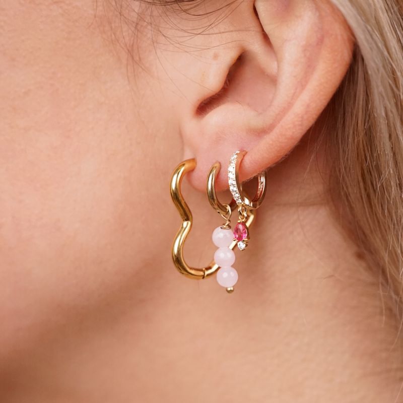 Earrings everly pink