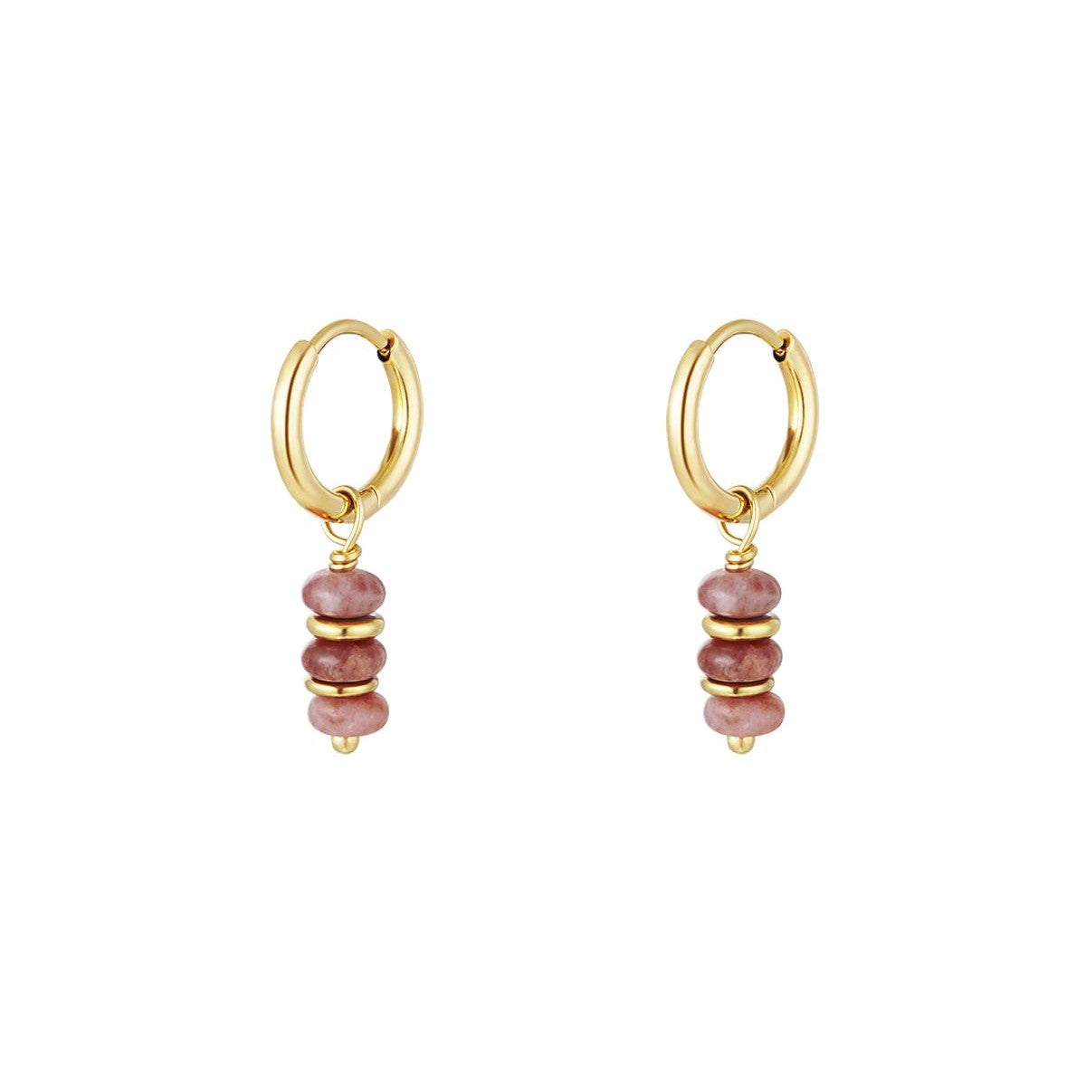 Earrings juliana pink