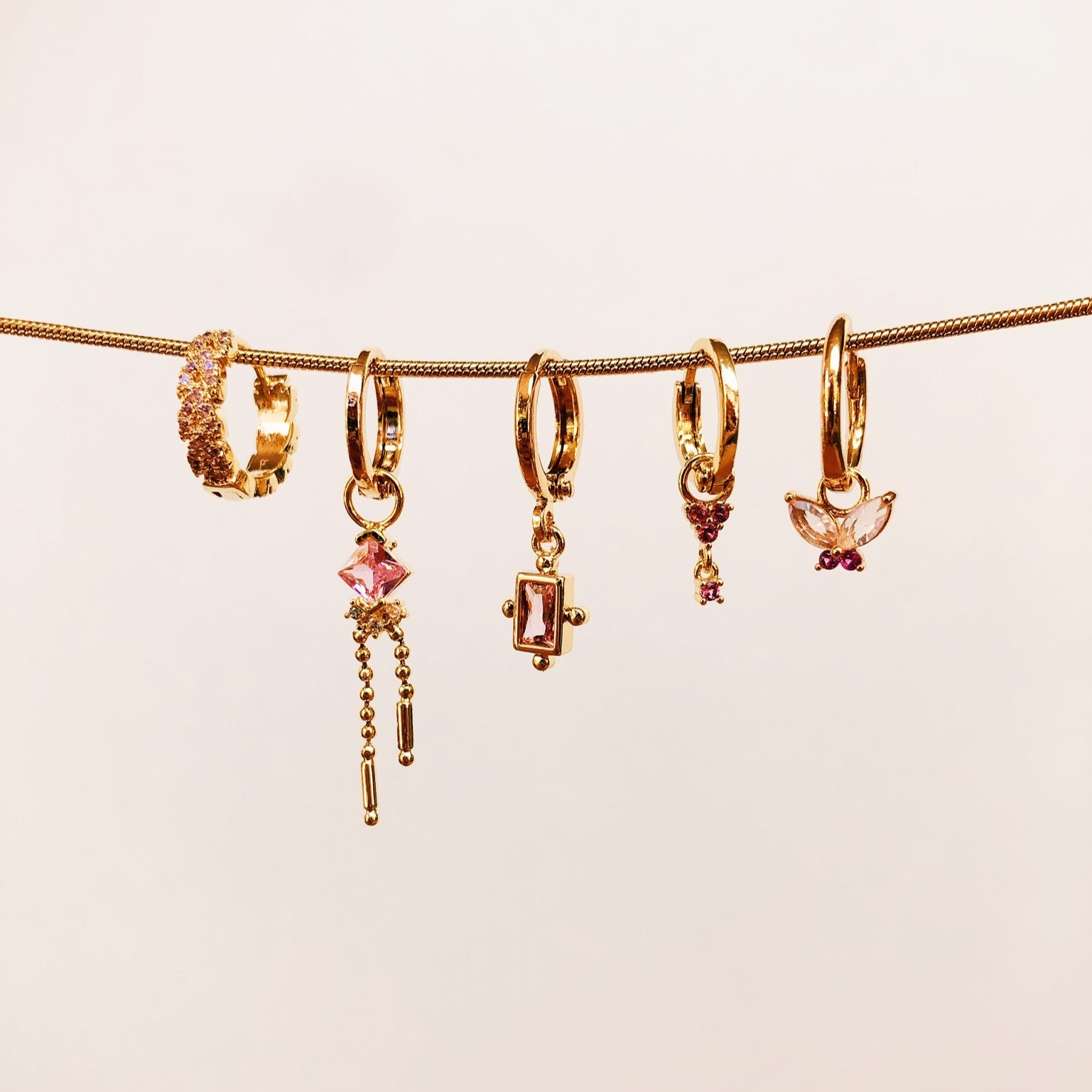 Earrings melrose pink