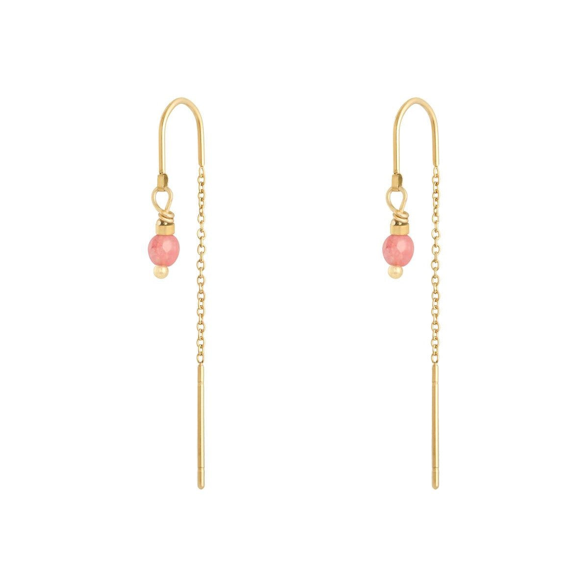Earrings millie pink