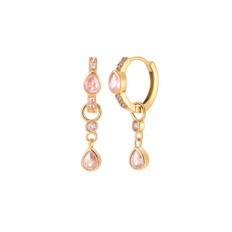 Earrings quinn pink