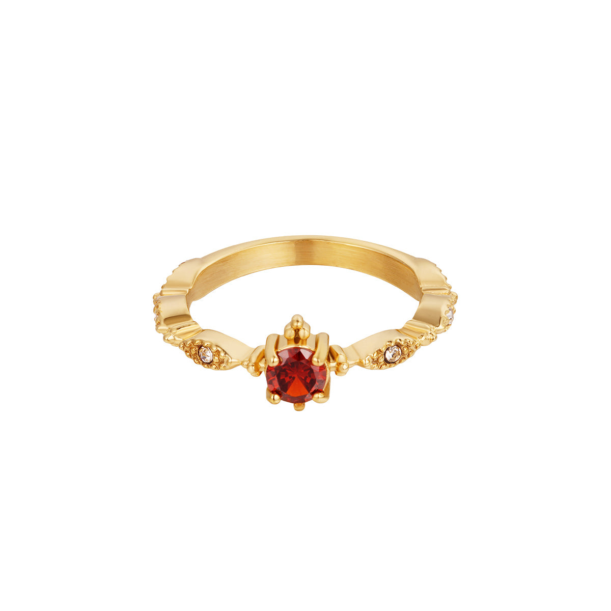 Ring sofia rood - lillyrose