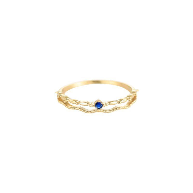 Ring serena blauw
