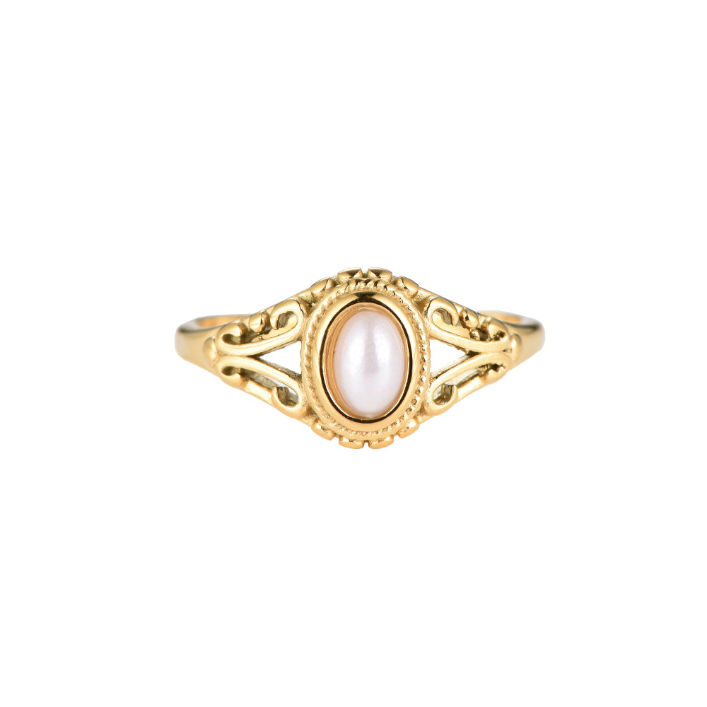 Ring vintage pearl